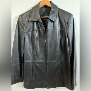 Valerie Steven’s Black Leather Jacket S